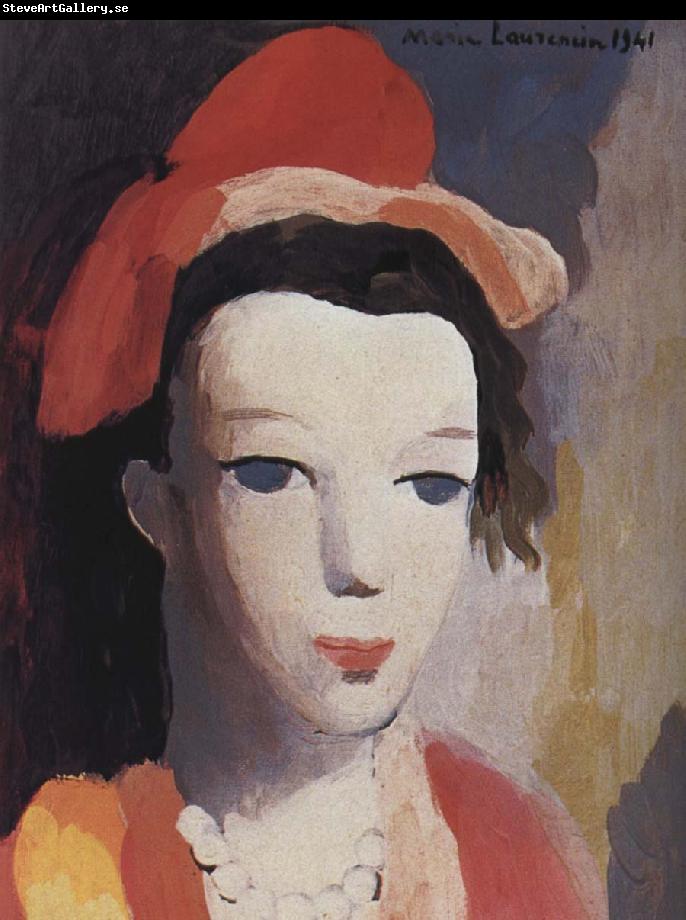 Marie Laurencin Woman wearing the roseal hat